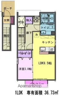 千富館 東館【2階】の間取り