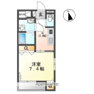 エスポワール【2階】の間取り