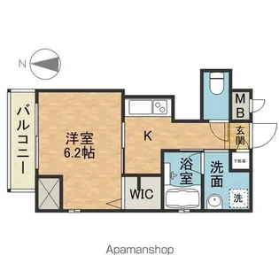 Forte di Comfort(フォルテディコンフォート)【6階】の間取り