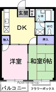 エルディムセブン【1階】の間取り