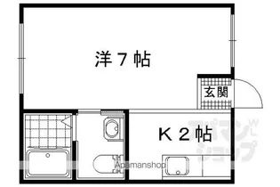アルティ西野山【2階】の間取り