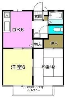 グリーンヒルズ宮武【2階】の間取り