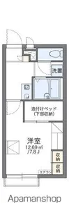 レオパレス前田Ⅱ【2階】の間取り