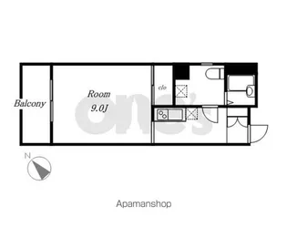 レディース徳川【7C号室】の間取り