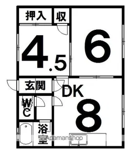 十条ハイツ【E号室】の間取り