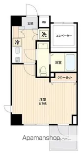 ルノンキュール【4階】の間取り