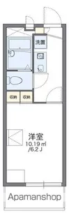 レオパレスG【2階】の間取り