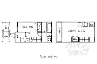 優伽5【1階】の間取り