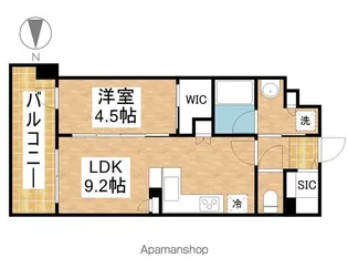 プレサンス ロジェ 御器所駅前【702号室】の間取り