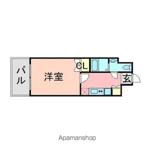 ダイナコートエスタディオ大濠公園【2階】の間取り