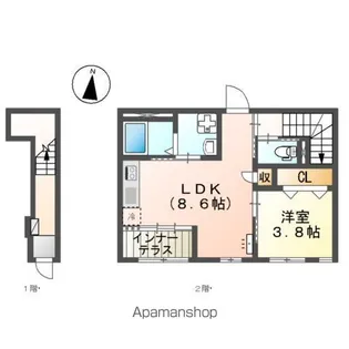 ペルラ【2階】の間取り