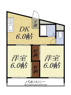 Vタウン【409号室】の間取り