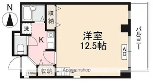 フローレス昭和町【3階】の間取り