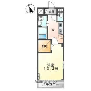 グランコスモB【2階】の間取り