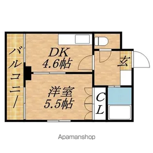 プレサント北35条【9階】の間取り