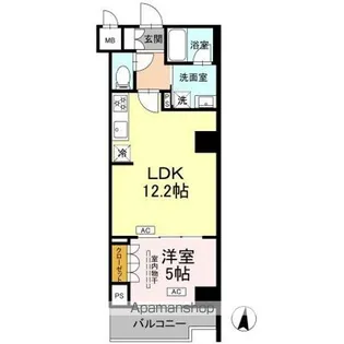 ロイジェント潮見【6階】の間取り