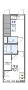レオパレスライト339【103号室】の間取り