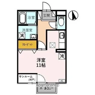 コンフォール・マイ1【105号室】の間取り