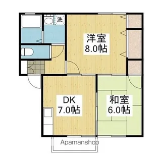 ニューほおめんⅡ【1階】の間取り