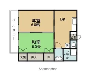 メゾン柳原【2階】の間取り