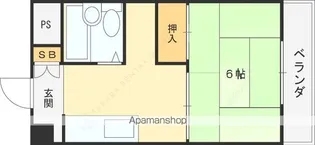 リビーナ東花園【3階】の間取り