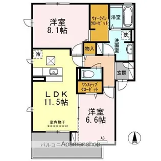 RE・EARTHの杜 はな【1階】の間取り