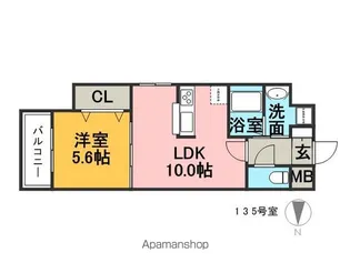 BLASTO Residence(ブラストレジデンス【5階】の間取り
