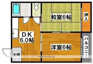 フォンタルセブン【4E号室】の間取り