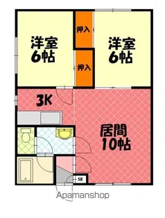 ヴィプレ820【201号室】の間取り