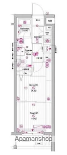 東京都杉並区和田1丁目【マンション】の間取り