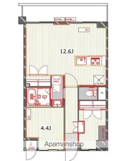 ザ・レジデンス横浜サウス【8階】の間取り