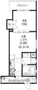 クリエオーレ牧野本町【1階】の間取り