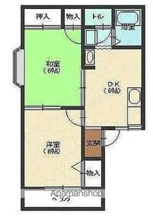 静岡県静岡市駿河区高松【アパート】の間取り