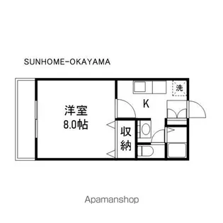 BEE−LINE N B【202号室】の間取り