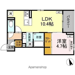 ASSETーCOURT調布ヶ丘【3階】の間取り