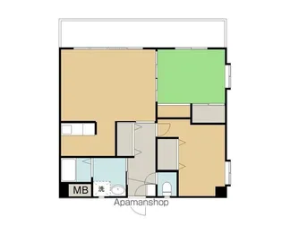 ロイヤルメゾン友【403号室】の間取り