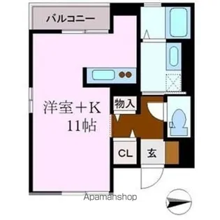 クレール・シャンブルⅡ【2階】の間取り