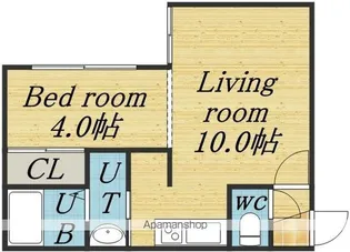 アーバンクラスタ元町Ⅰ【3階】の間取り