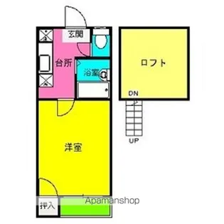 タウンコート井尻【2階】の間取り