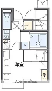 レオパレスキリーク YH【1階】の間取り
