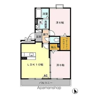 トレジャー ハウス【2階】の間取り