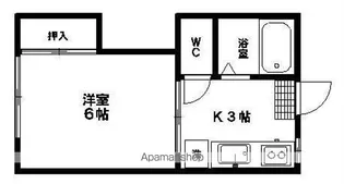 メゾン大友A【102号室】の間取り