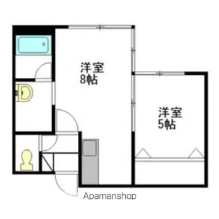 パークハイツOM2ー2【1階】の間取り