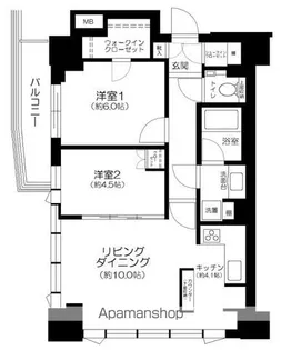シティタワー大泉学園【17階】の間取り