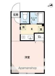 MODULOR小金井本町【201号室】の間取り