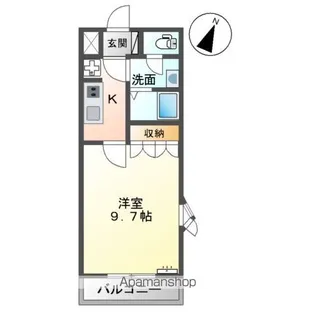 香川県善通寺市稲木町【アパート】の間取り