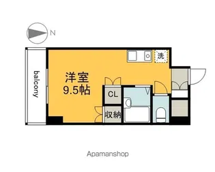 久保田ビル【4階】の間取り