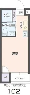 アリビオ中延【2階】の間取り
