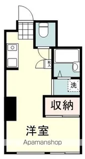 1Rの間取り画像