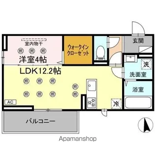 D-resena Solaire【2階】の間取り